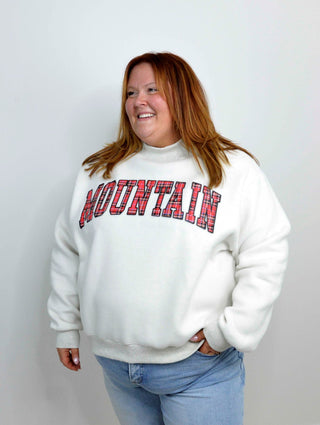 Lake/Mountain Mock Neck Sweatshirt - Shop Hidden Treasure Boutique