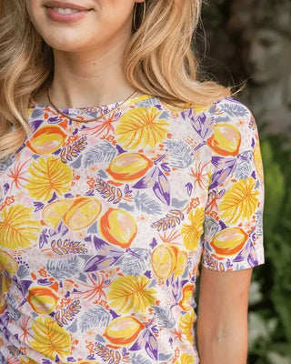 Lemon Mesh Top - Shop Hidden Treasure Boutique