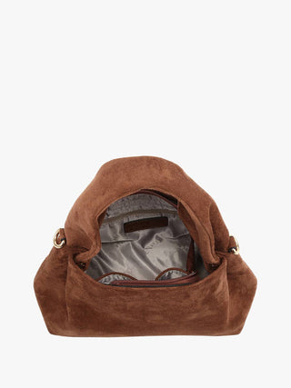 Lia Faux Suede Satchel - Shop Hidden Treasure Boutique