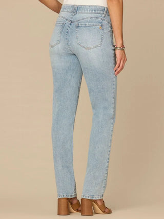 Light Blue Wash Straight Leg - Shop Hidden Treasure Boutique