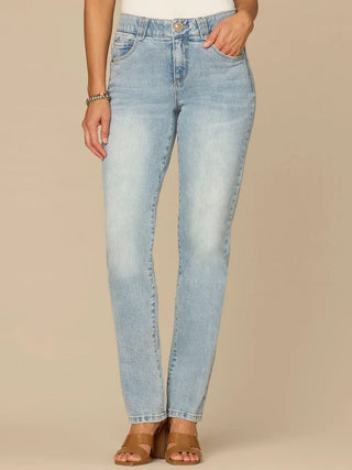 Light Blue Wash Straight Leg - Shop Hidden Treasure Boutique