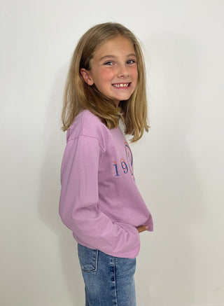 Lilac Boxy Girls Graphic Tee - Shop Hidden Treasure Boutique