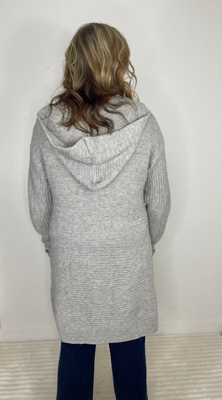 Lillian Long Hooded Cardigan - Shop Hidden Treasure Boutique