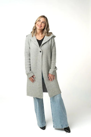 Lillian Long Hooded Cardigan - Shop Hidden Treasure Boutique