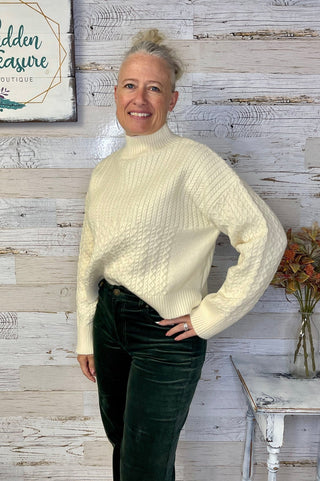 Liss Turtleneck Sweater - Shop Hidden Treasure Boutique