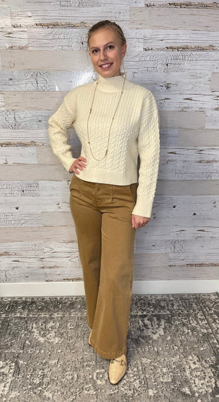 Liss Turtleneck Sweater - Shop Hidden Treasure Boutique