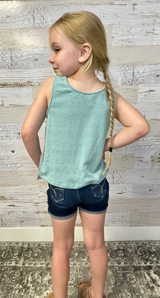 Little Girls Cuff Shorts - Shop Hidden Treasure Boutique