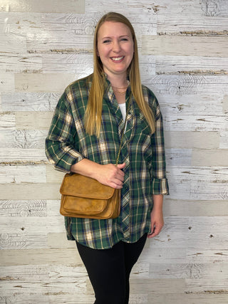 Lola Flannel Tunic - Shop Hidden Treasure Boutique