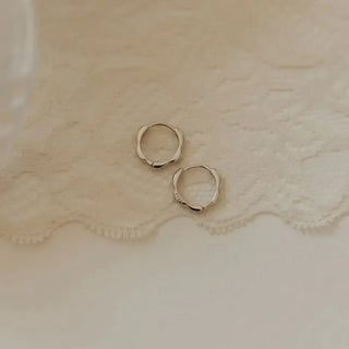 Lola Floral Hoops - Shop Hidden Treasure Boutique