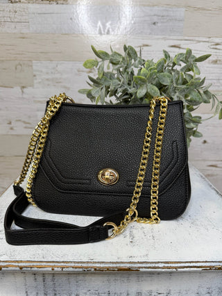 Lottie Twist Lock Crossbody - Shop Hidden Treasure Boutique