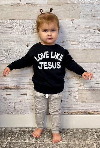 Love Like Jesus Sweatshirt - Shop Hidden Treasure Boutique