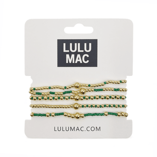 LULU MAC Bracelet Set-Green - Shop Hidden Treasure Boutique