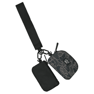 LULU MAC Double Pouch Wristlets-Black Camo/Black - Shop Hidden Treasure Boutique