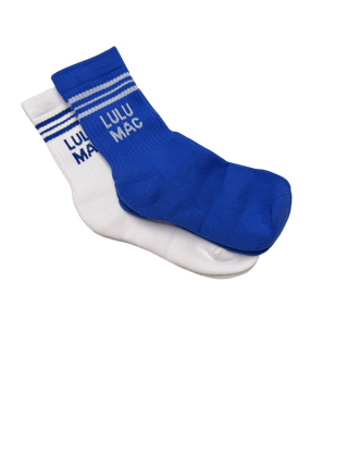 LULU MAC Socks 2 Pair Box-Royal - Shop Hidden Treasure Boutique