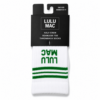LULU MAC Socks-Single Pair-Green - Shop Hidden Treasure Boutique