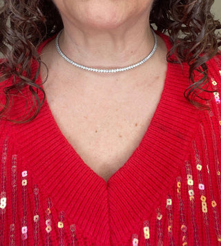 Luxe Tennis Necklace - Shop Hidden Treasure Boutique