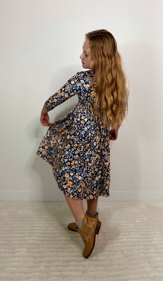 Marigold Moon Twirl Dress - Shop Hidden Treasure Boutique