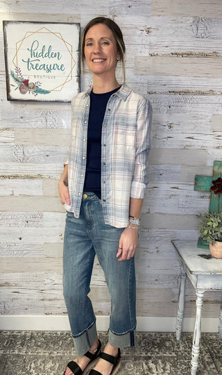 Marina Double Pocket Top - Shop Hidden Treasure Boutique