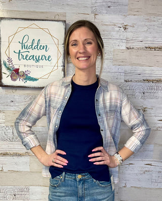 Marina Double Pocket Top - Shop Hidden Treasure Boutique