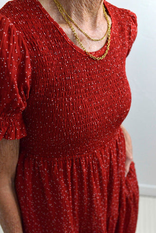 McCall Dress - Firecracker - Shop Hidden Treasure Boutique