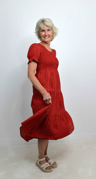 McCall Dress - Firecracker - Shop Hidden Treasure Boutique
