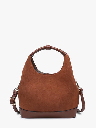McKenna Faux Suede Bucket Bag - Shop Hidden Treasure Boutique