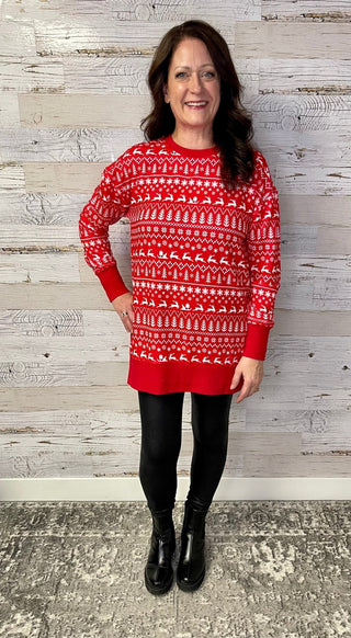 Merry & Bright Everyday Tunic - Shop Hidden Treasure Boutique