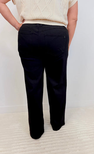Mid-Rise Black Wide Leg - Shop Hidden Treasure Boutique