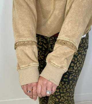 Mineral Washed Boot Sweatshirt - Shop Hidden Treasure Boutique