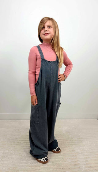 Mock Neck Modal Knit Top - Girls - Shop Hidden Treasure Boutique