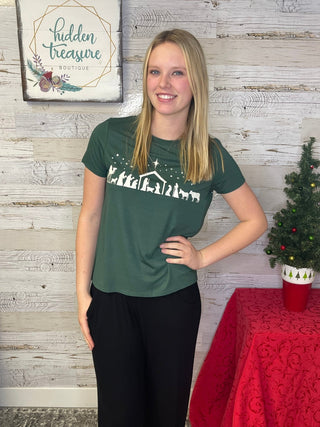 Nativity Graphic Tee - Shop Hidden Treasure Boutique