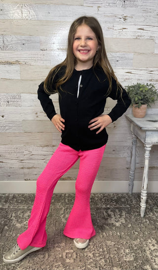 Neon Pink Scrunchy Bells - Shop Hidden Treasure Boutique