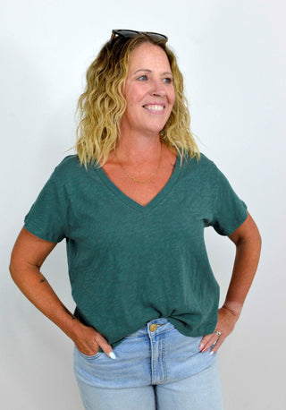 Nomad Tee - Emerald - Shop Hidden Treasure Boutique