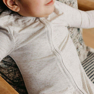 Oat Zip-Up Footie Pajama - Shop Hidden Treasure Boutique