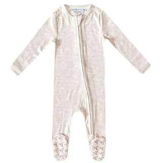 Oat Zip-Up Footie Pajama - Shop Hidden Treasure Boutique