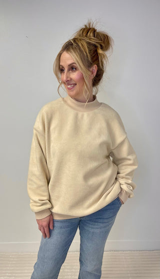 Oversized Reversible Sweatshirt - Shop Hidden Treasure Boutique