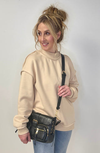 Oversized Reversible Sweatshirt - Shop Hidden Treasure Boutique