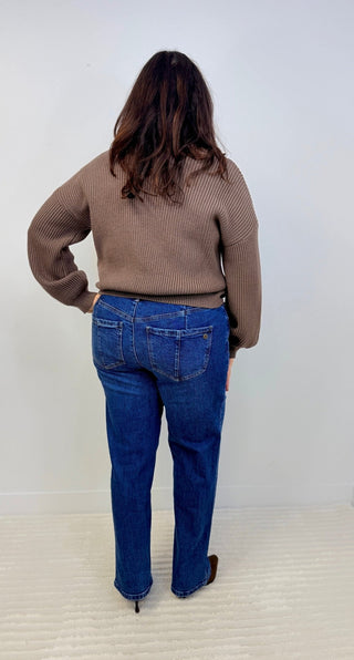 Oversized Sweater - Oak - Shop Hidden Treasure Boutique