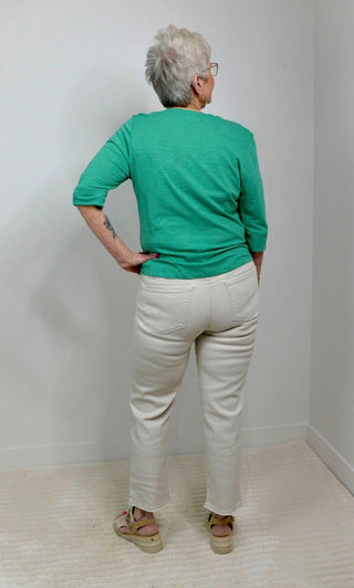 Pale Stone Slim Straight Pants - Shop Hidden Treasure Boutique