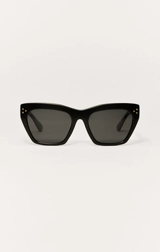 Park Ave Sunglasses - Polished Black - Shop Hidden Treasure Boutique