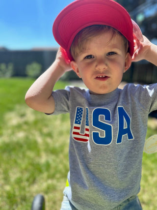 Patriotic USA Kids Tee - Shop Hidden Treasure Boutique