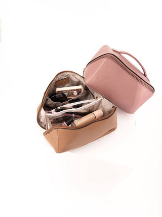 Paxton Travel Makeup Bag - Lt. Gold - Shop Hidden Treasure Boutique