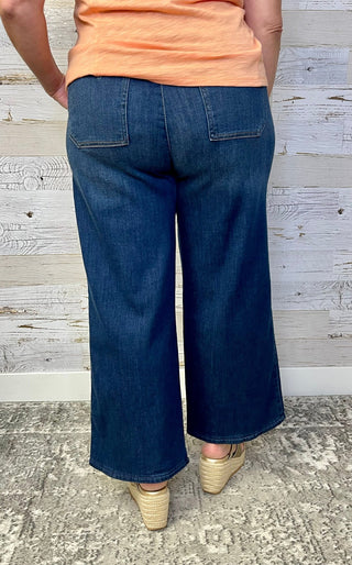 Petite Wide Leg Denim - Shop Hidden Treasure Boutique