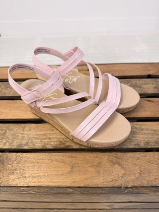 Pink Lemonade Wedge Sandal - Shop Hidden Treasure Boutique
