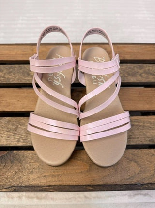 Pink Lemonade Wedge Sandal - Shop Hidden Treasure Boutique