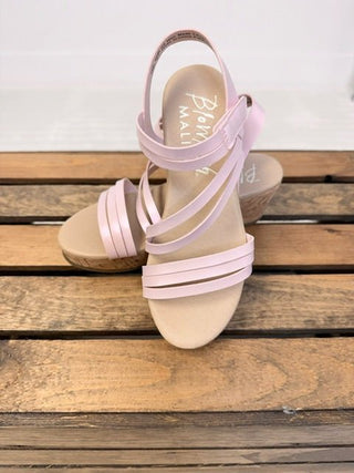 Pink Lemonade Wedge Sandal - Shop Hidden Treasure Boutique