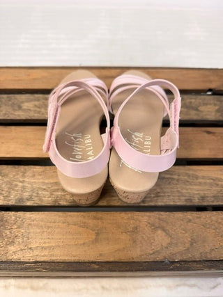 Pink Lemonade Wedge Sandal - Shop Hidden Treasure Boutique