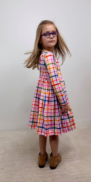 Plaid About You Twirl Dress - Shop Hidden Treasure Boutique