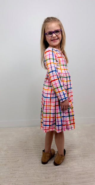 Plaid About You Twirl Dress - Shop Hidden Treasure Boutique