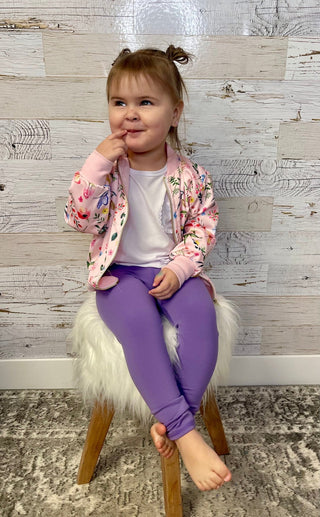 Playful Purple Active Legging - Shop Hidden Treasure Boutique